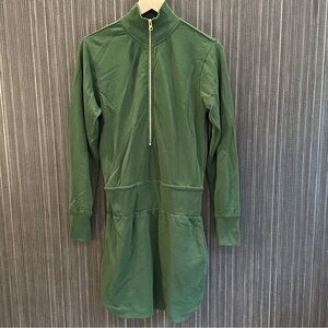 Sundays Womens Sasha Dress Green Athletic Tennis Anthropology Long Sleeve Size 0